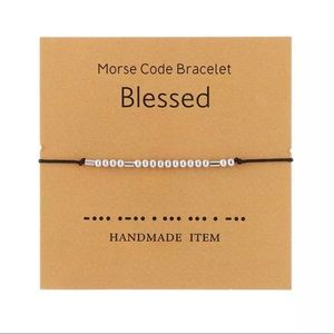 Morse code bracelet- multiple styles